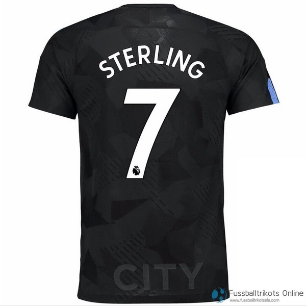 Manchester City Trikot Ausweich Sterling 2017-18 Fussballtrikots Günstig